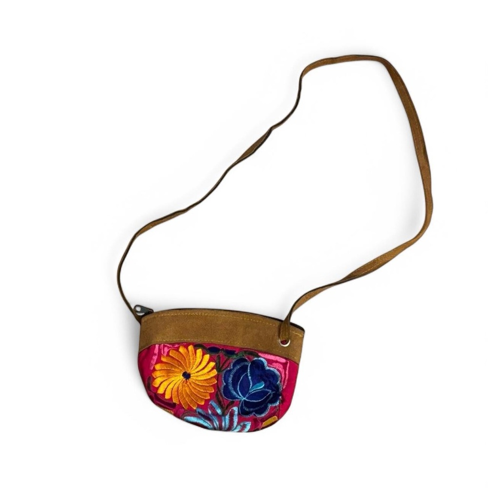 multi colored boho style/vibe crossbody bag